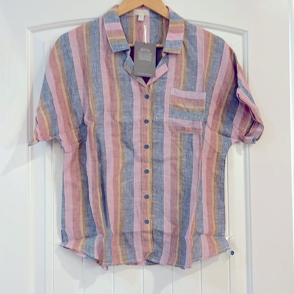 Garnet Hill linen top